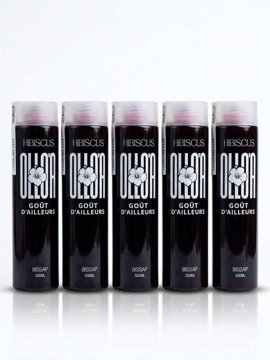 Olloa — Pack de 5 bouteilles | Jus d'hibiscus