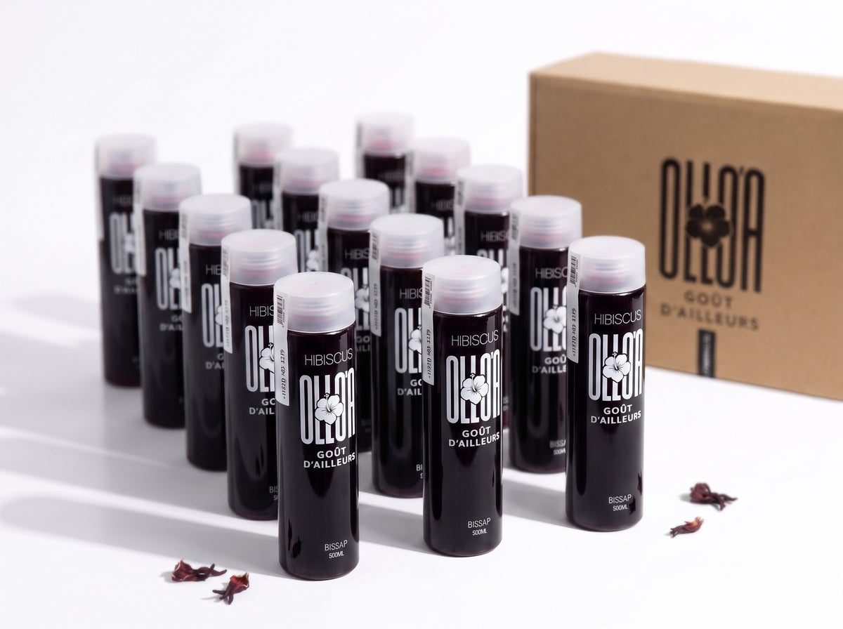 Club Olloa Essentiel : 15 bouteilles de bissap par mois