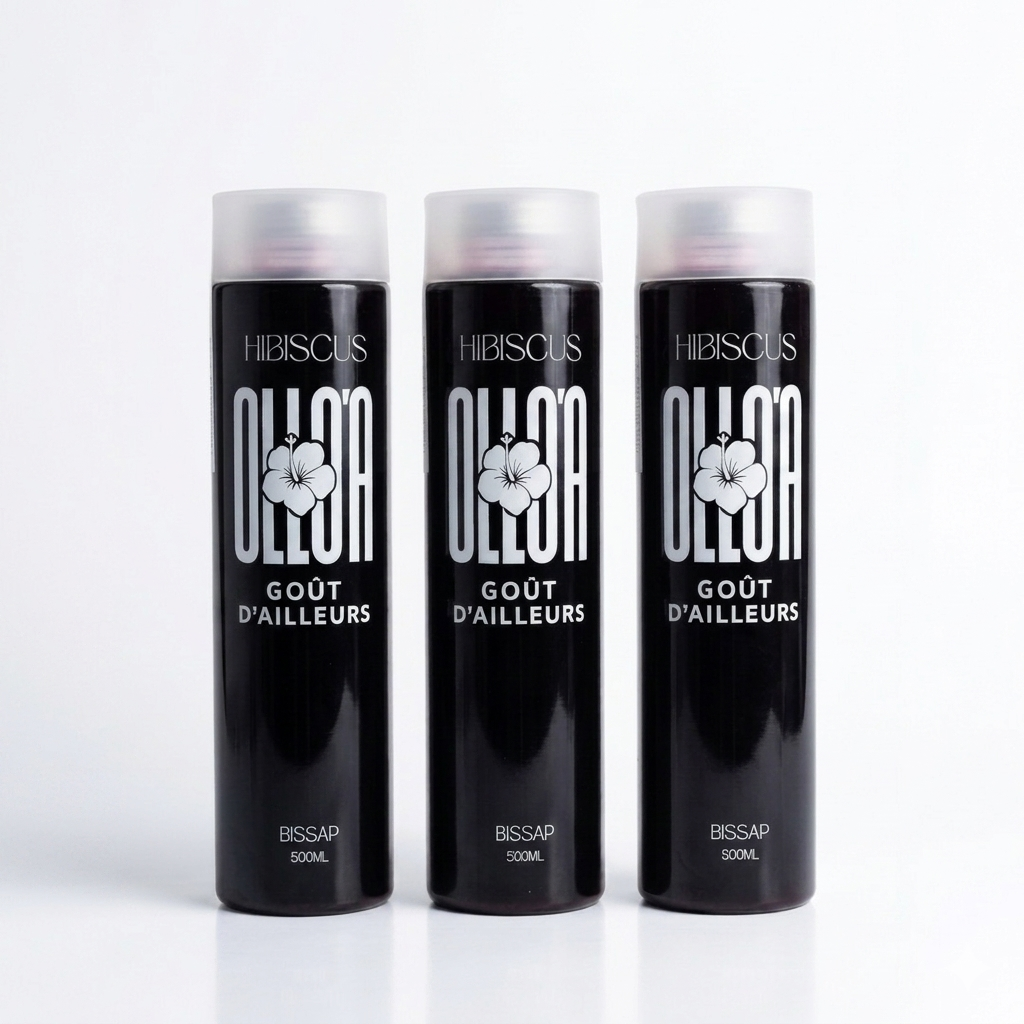 Olloa — Pack de 3 bouteilles | Jus d'hibiscus